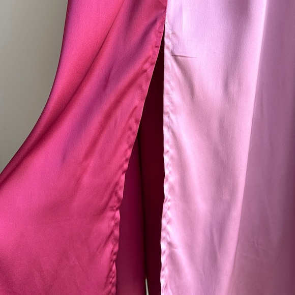 Anthropologie Porridge Colorblocked Maxi Dress, Pink/Fuchsia, Size Small - Picture 9 of 16
